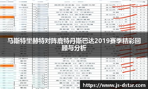马斯特里赫特对阵鹿特丹斯巴达2019赛季精彩回顾与分析